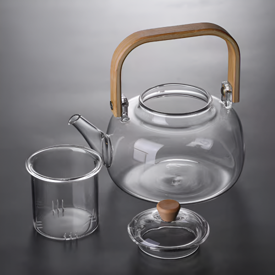 Glass Teapot 1 Liter